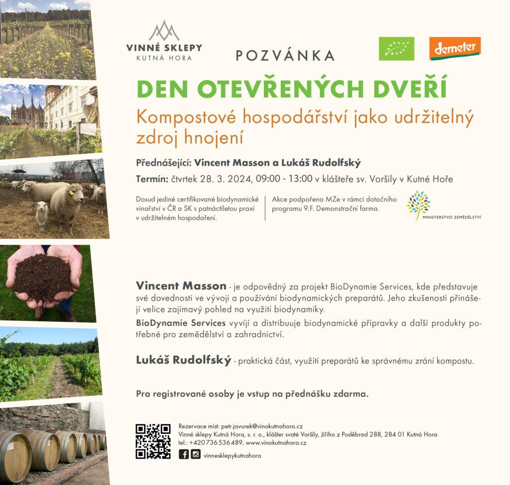 Den otevřených dveří - kompostové hospodářství jako udržitelný zdroj hnojení