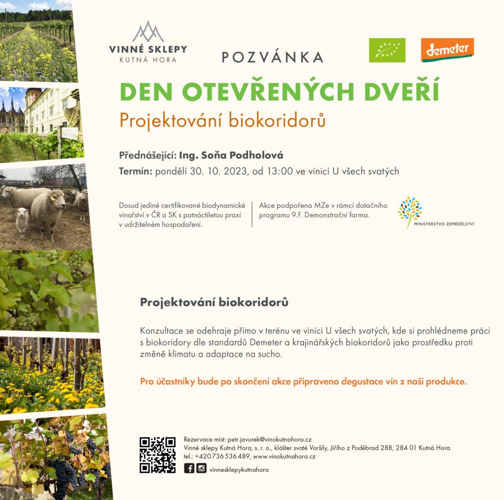 Den otevřených dveří - projektování biokoridorů