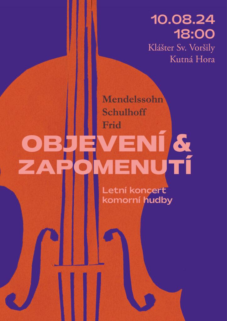 Letní koncert komorní hudby v klášteře sv. voršily